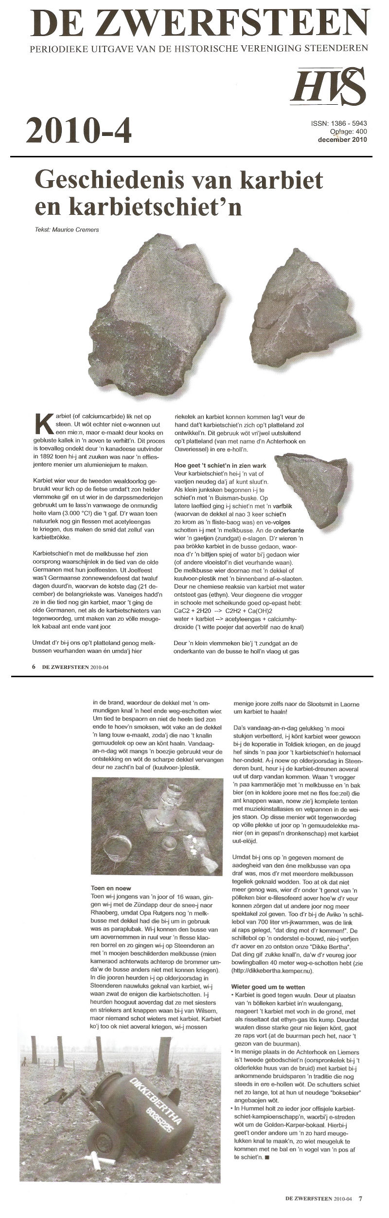 COPYRIGHT DE ZWERFSTEEN  2010-4